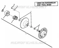 DRIVEN CLUTCH ASSEMBLY. (4911701170036A)