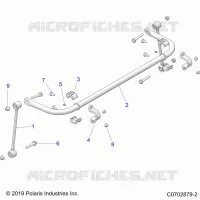 SUSPENSION, REAR STABILIZER BAR