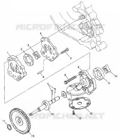 OIL PUMP MAGNUM 6X6 W97AE42A AND SWEDISH MAGNUM 6X6 S97AE42E (4940754075E002)