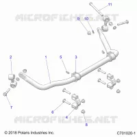 SUSPENSION, REAR STABILIZER BAR