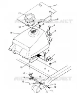 FUEL TANK ASSEMBLY 6X6 400L W948740 (4926802680A012)