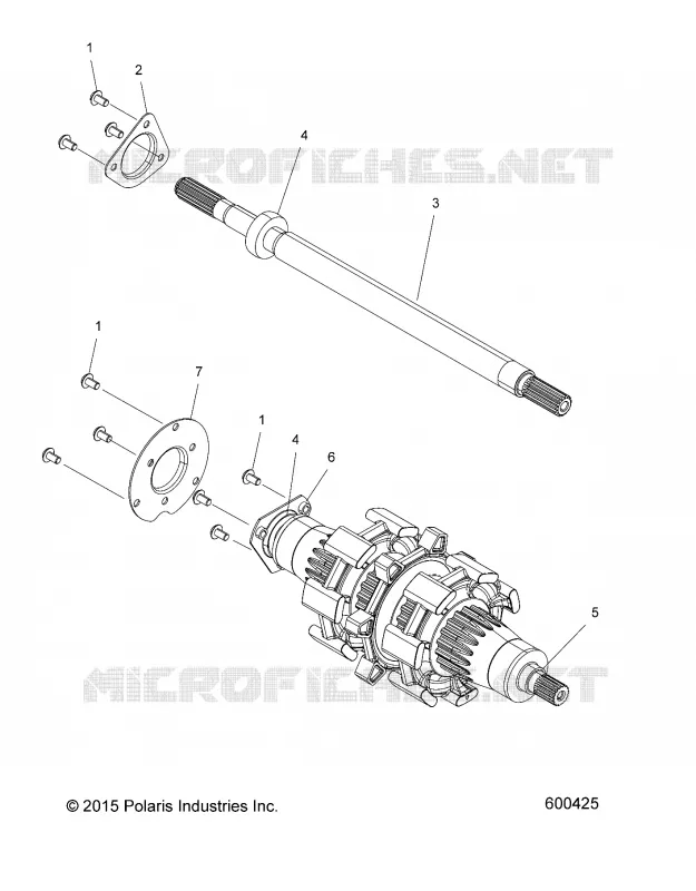 DRIVE TRAIN, JACKSHAFT AND DRIVE SHAFT