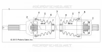 DRIVE TRAIN, REAR DRIVE SHAFT