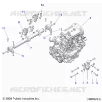 ENGINE, MOUNTING