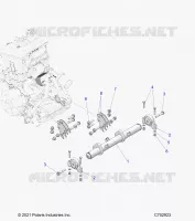 ENGINE, MOUNTING & LONG BLOCK