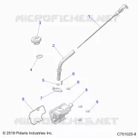 ENGINE, OIL DIPSTICK AND BREATHER