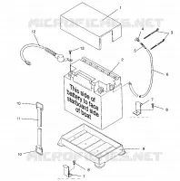 BATTERY BOX SL 650 B954058 (4930483048B005)
