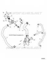 ENGINE, WATERPUMP AND BYPASS