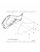 RIGHT HAND SIDE PANEL HEAT SHIELD AND HARDWARE 1 UP