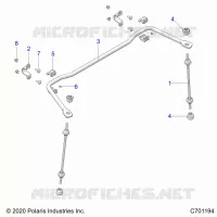 SUSPENSION, REAR STABILIZER BAR