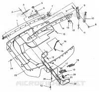 NOSEPAN ASSEMBLY XLT 0940767, XLT SP 0940667   XLT SKS 0940567 (4925022502005A)