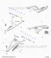 FRONT SUSPENSION CONTROL ARMS