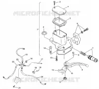 CONTROLS-MASTER CYLINDER/BRAKE LINE TRAIL BLAZER W98BA25C (4945464546B008)