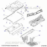 PREP ROOF, LOWER CLOSEOFF, DASH AND FLOOR