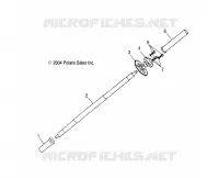 REAR WHEEL AXLE