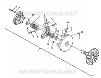 DRIVE CLUTCH ASSEMBLY 250 4X4