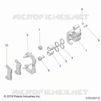 BRAKES, REAR CALIPER