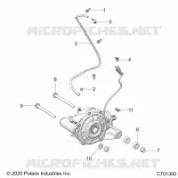 DRIVE TRAIN, FRONT GEARCASE MOUNTING