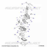 ENGINE, CRANKCASE AND CRANKSHAFT
