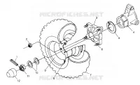 REAR WHEEL DRIVE  XPLORER 500 W97CD50A (4941354135C008)