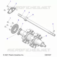DRIVE TRAIN, JACKSHAFT AND DRIVE SHAFT