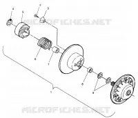 DRIVEN CLUTCH TRAN SPORT 0960143 AND  EURO TRAN SPORT E960143 (4932273227C001)