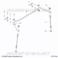 SUSPENSION, REAR STABILIZER BAR