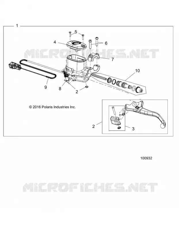 BRAKES, FRONT BRAKE LEVER AND MASTER CYLINDER (TO 3/12/2018)