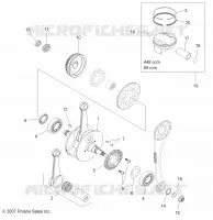 ENGINE, CRANKSHAFT AND PISTON
