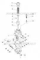 CARBURETOR SPORT AND SPORT GT DEALER MUST VERIFY JETTING   CARBURETOR ASSE (4915451545030A)