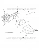 SEAT AND BACKREST