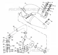 EXHAUST SYSTEM SLTX B964590 AND INTL. SLTX I964590 (4935783578B004)