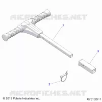 BODY, PASSENGER GRAB BAR