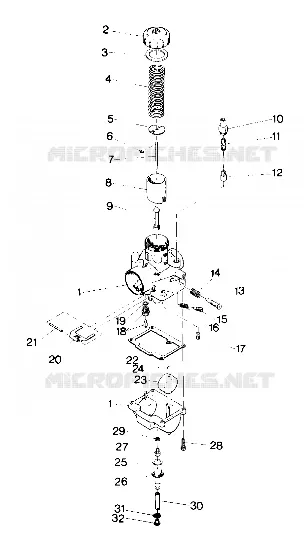 CARBURETOR TRAIL AND 400 (4912701270057A)