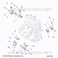 ENGINE, MOUNTING & LONG BLOCK