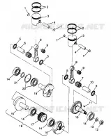 PISTON   CRANKSHAFT TRAIL RMK 0970961 (4938333833C007)