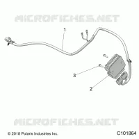 ELECTRICAL, VOLTAGE REGULATOR AND MOUNTING (FROM 11/30/2018)