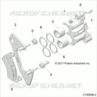 FRONT BRAKE CALIPER