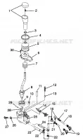 GEAR SELECTOR MAGNUM 4X4 W968144 AND SWEDISH MAGNUM 4X4 S968144 (4936053605C008)