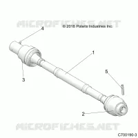 DRIVE TRAIN, FRONT PROP SHAFT