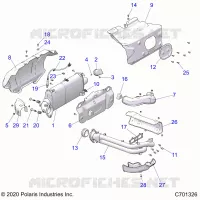 ENGINE, EXHAUST SYSTEM