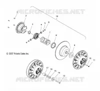 DRIVE TRAIN, SECONDARY CLUTCH