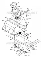 FUEL TANK TRAIL BLAZER W98BA25C (4945464546A012)