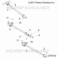DRIVE TRAIN, FRONT, MID, REAR PROP SHAFT
