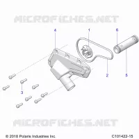 ENGINE, WATERPUMP IMPELLER AND COVER