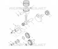 CRANKSHAFT AND PISTON