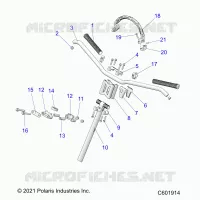 UPPER STEERING & HANDLEBAR ASM.