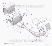 ENGINE, EXHAUST SYSTEM