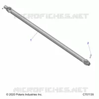 DRIVE TRAIN, FRONT PROP SHAFT