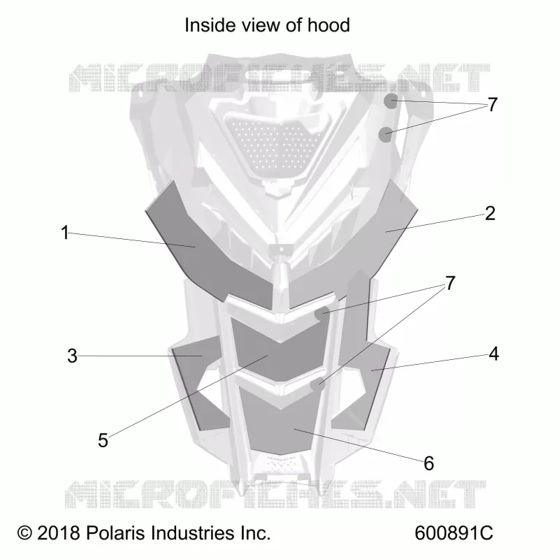 HOOD FOAM/FIBER